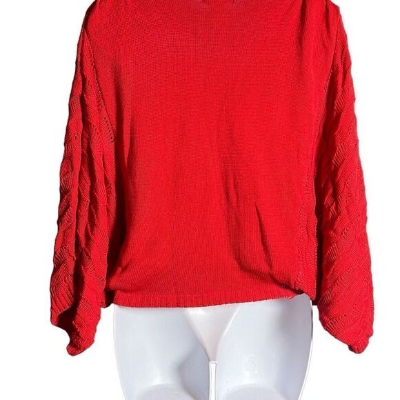 Tulle Batwing cropped Top Size M - Picture 2 of 13